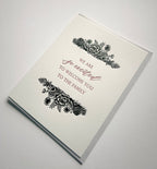 We Are So Excited To Welcome You To The Family Card