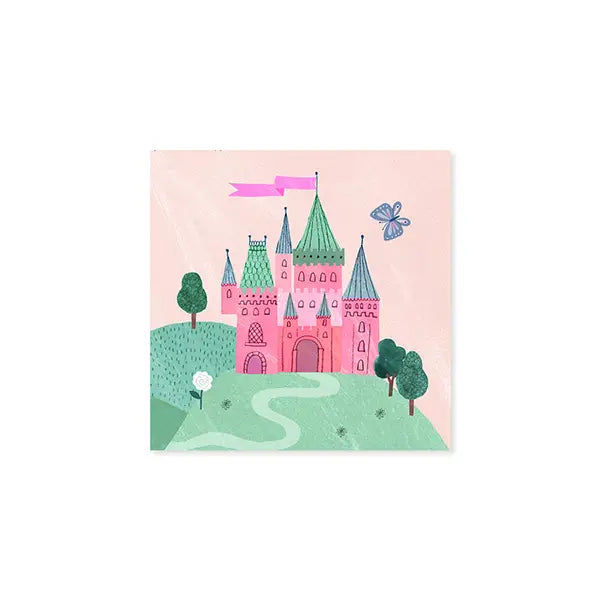 Princess And Unicorn Mini Pop-Up Card