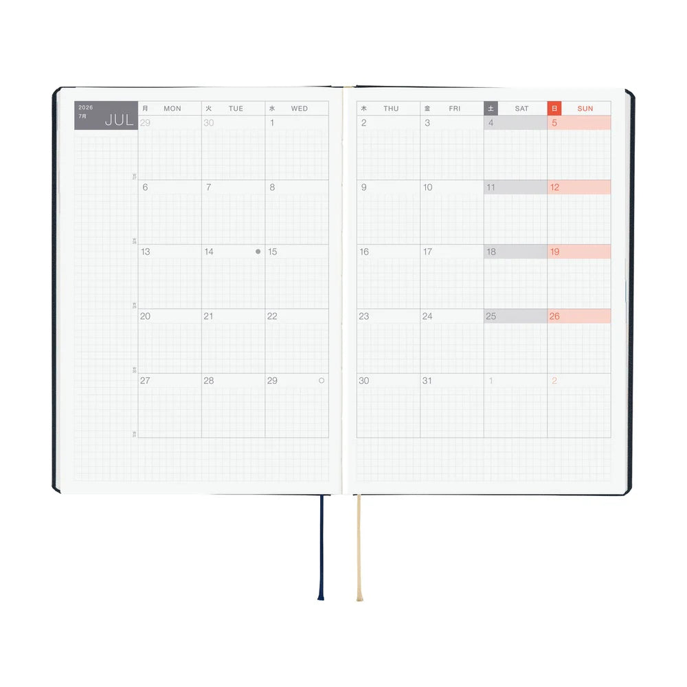 Hobonichi Techo 2026 HON A5 : Slash