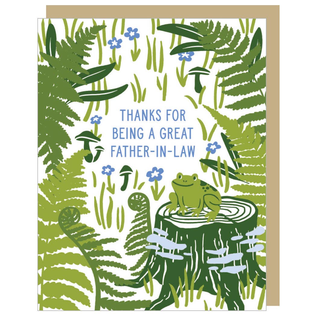 Woodsy Father-in-law Card