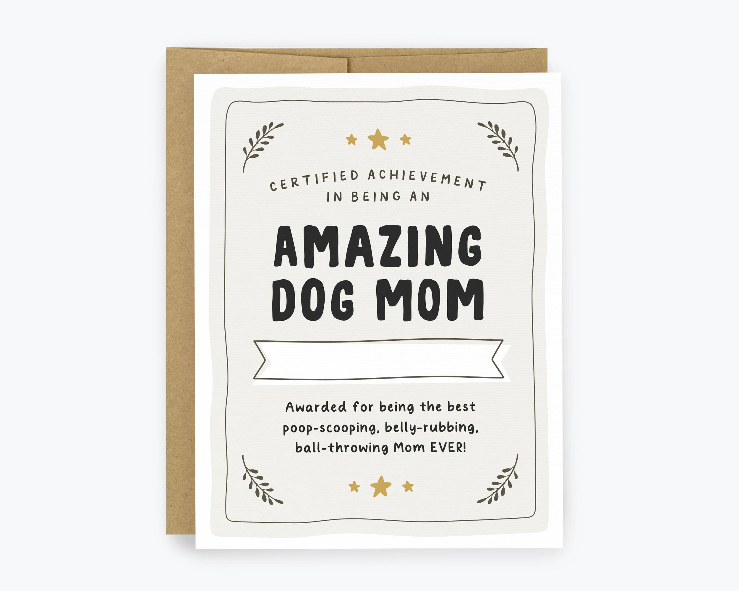 Dog Mom Card