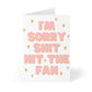 Shit Hit the Fan Card