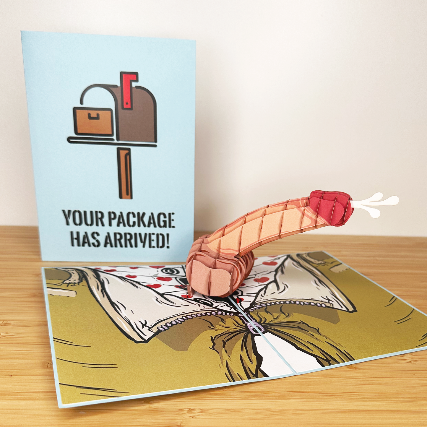 Package Arrived Inappropriate Dick Card