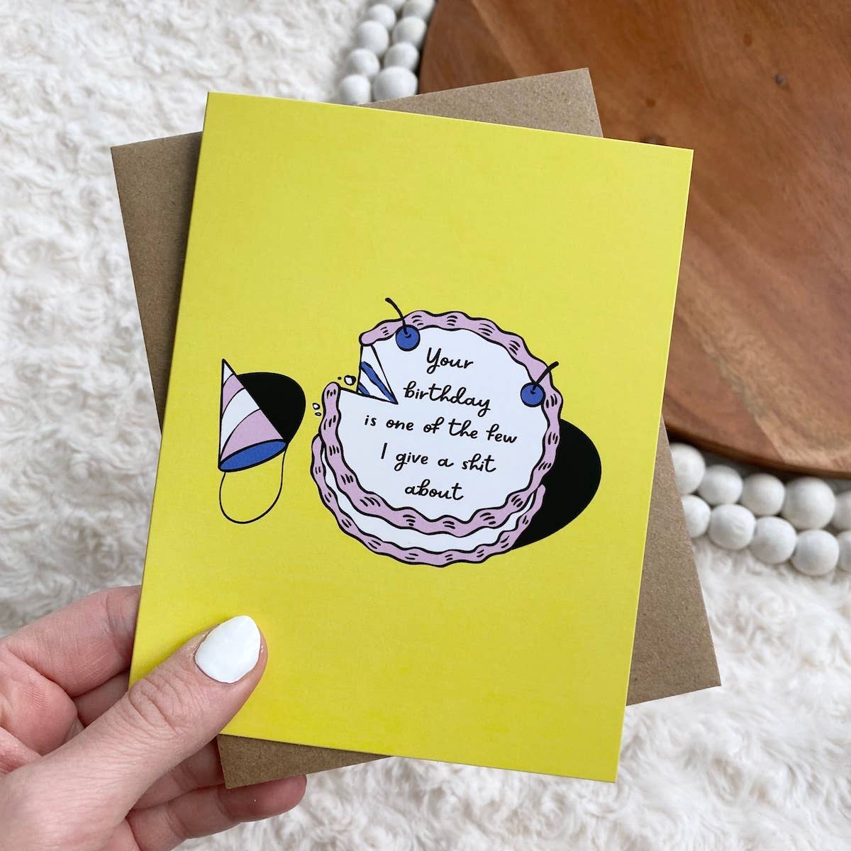 One Of The Few Cake Birthday Card