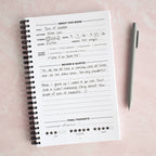 Reading Heart Reading Log Journal | Book Review Tracker