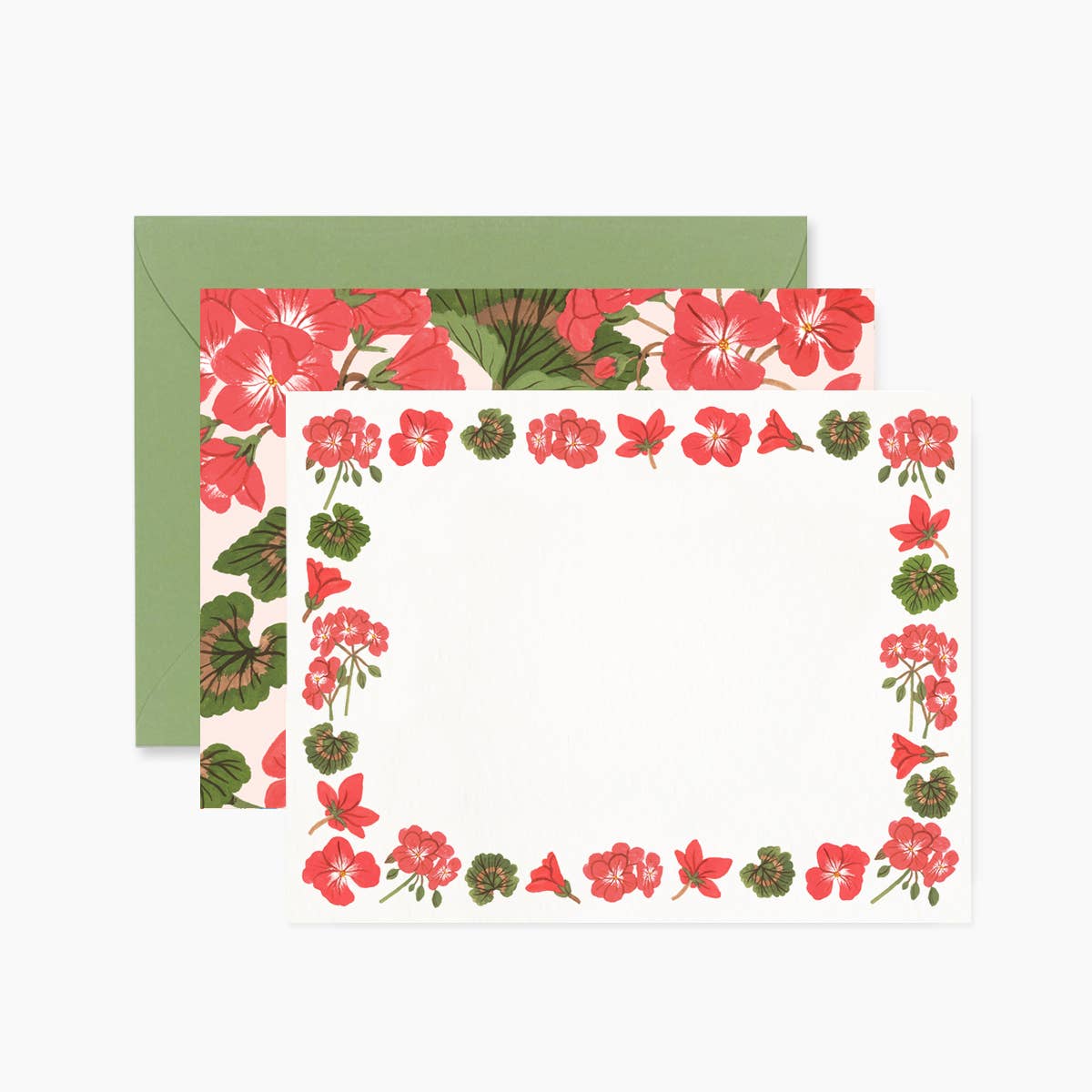 Geranium Notecards