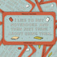 I Like to Buy Notebooks Sticker