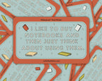 I Like to Buy Notebooks Sticker