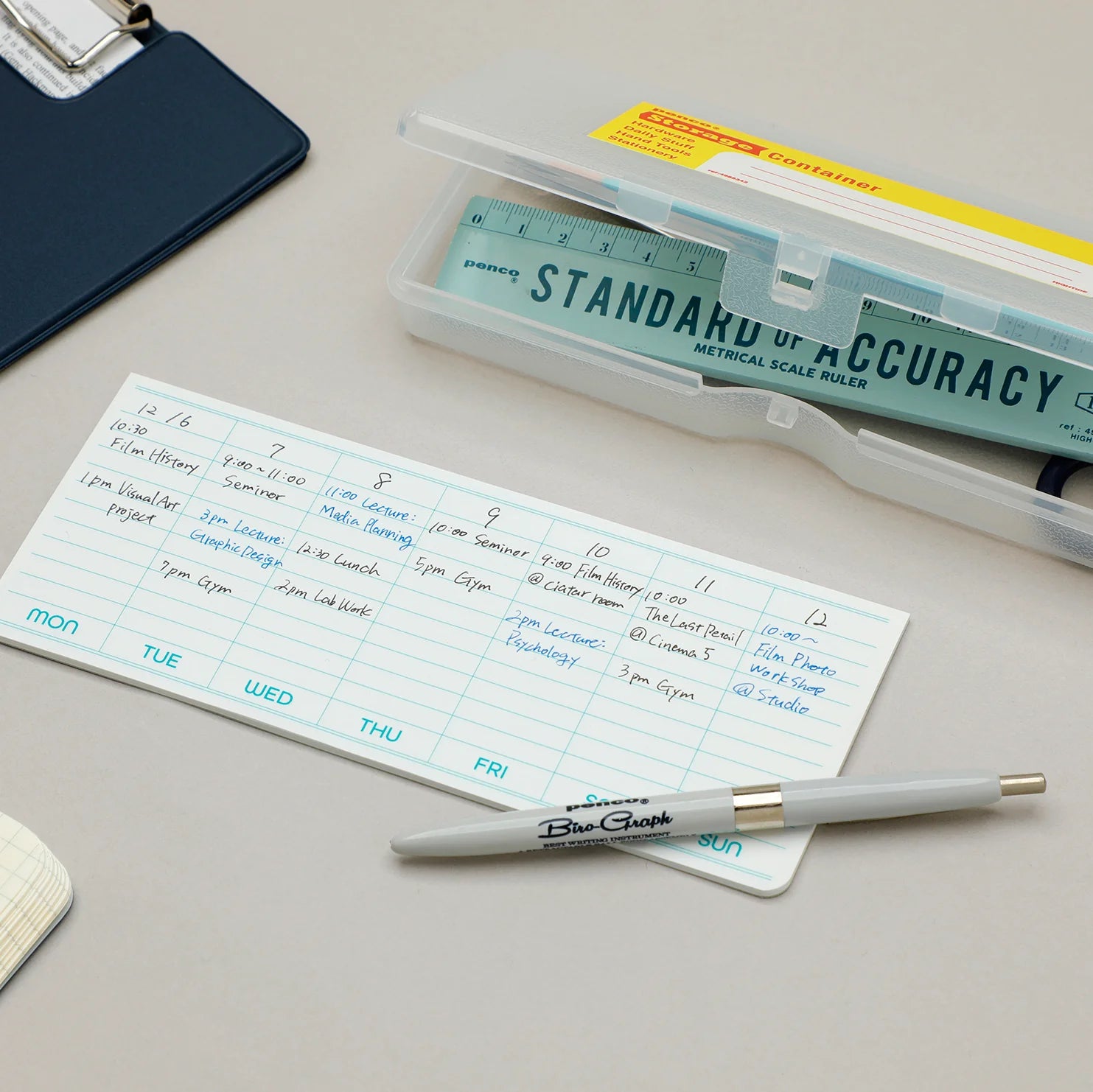 Sticky Memo Pad Weekly Planner