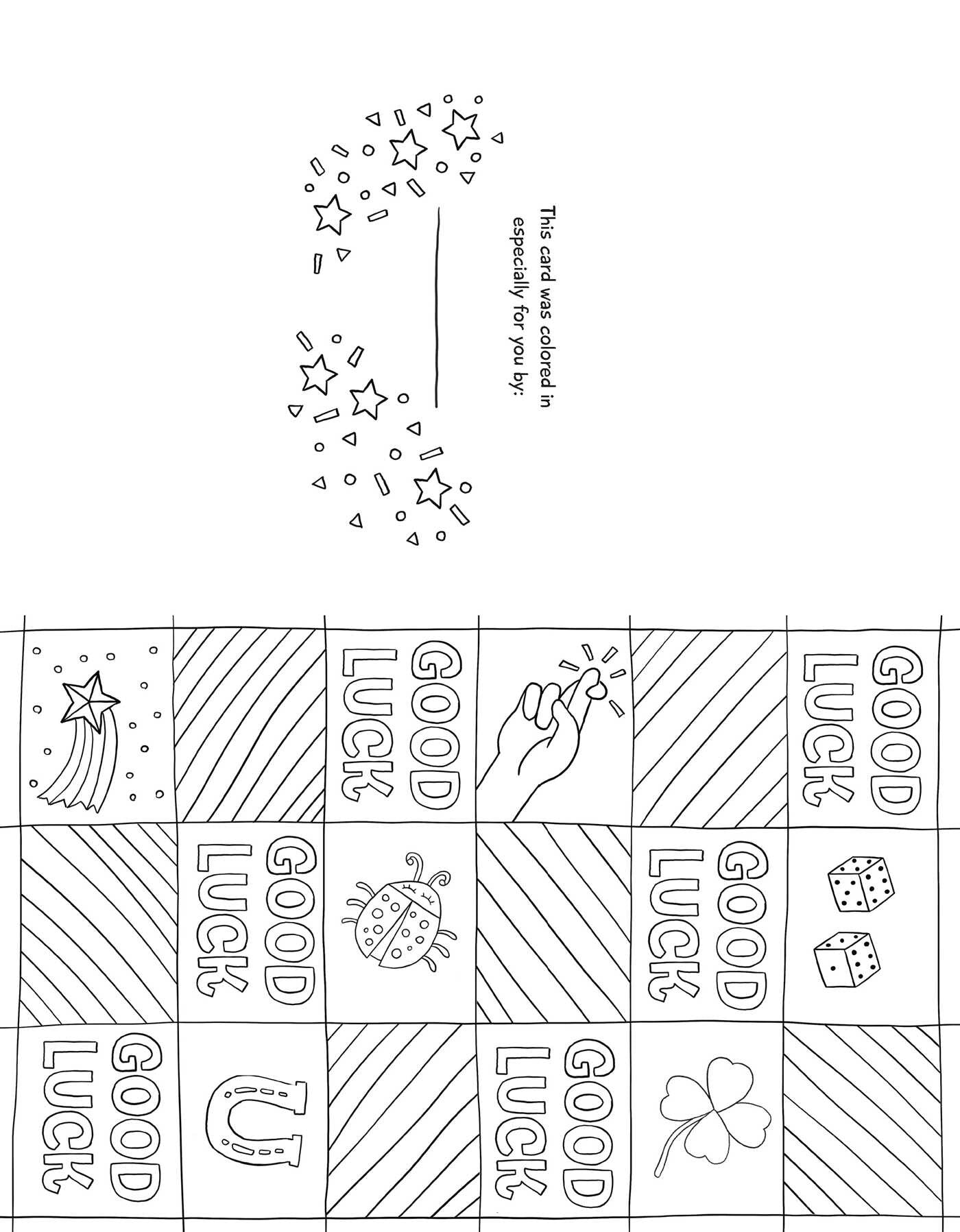 Color-Your-Own All Occasions Greeting Cards
