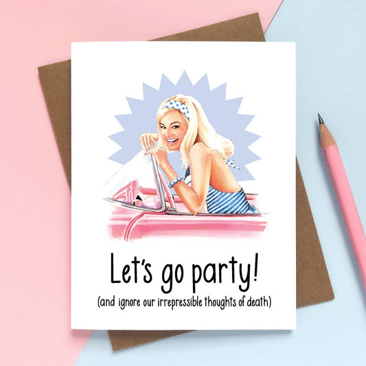 Let's Go Party Card
