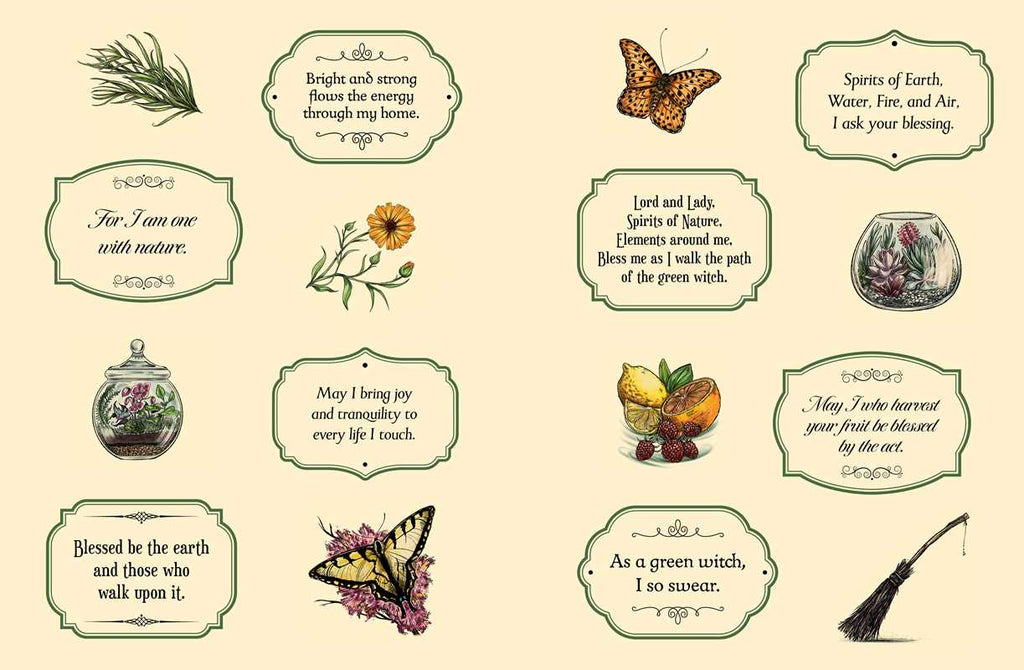 Green Witch's Sticker Book