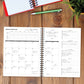 Undated Monthly Fitness Planner 8.5" x 11"