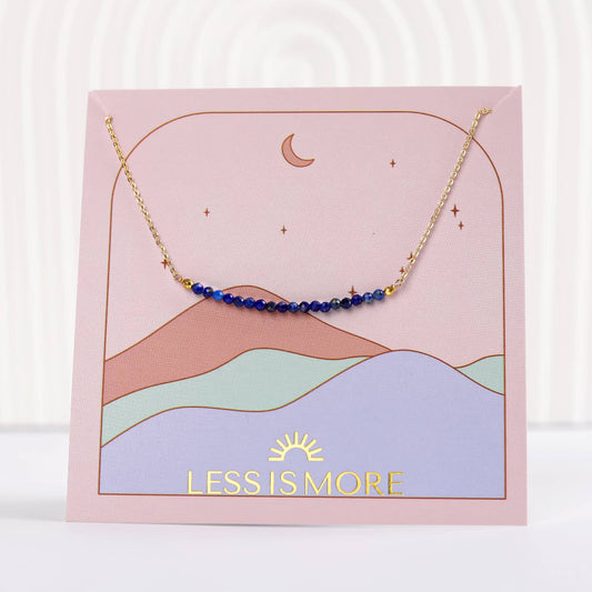 Lapiz Smile Necklace- 14k Gold Dipped