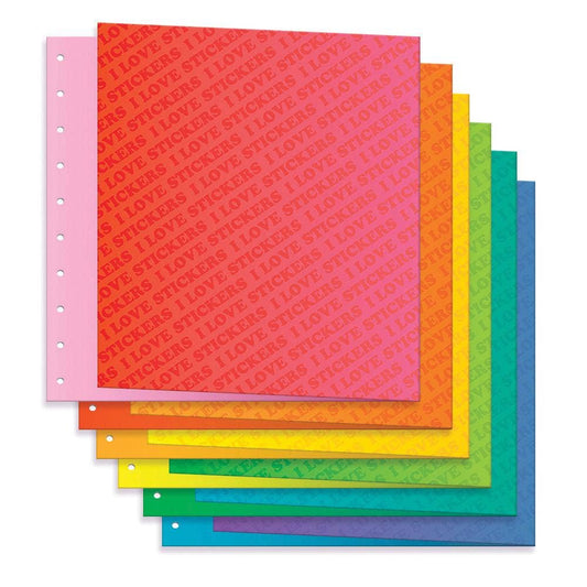 Colors Of The Rainbow Sticker Pages (6ct) Stickers