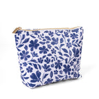 Porcelain Floral Carry-All Pouch