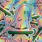 Skateboarding Holographic Ghost Sticker
