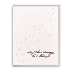 Blessing Letterpress Sympathy Card