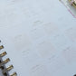Floral Checks 2026 Hardcover Planner