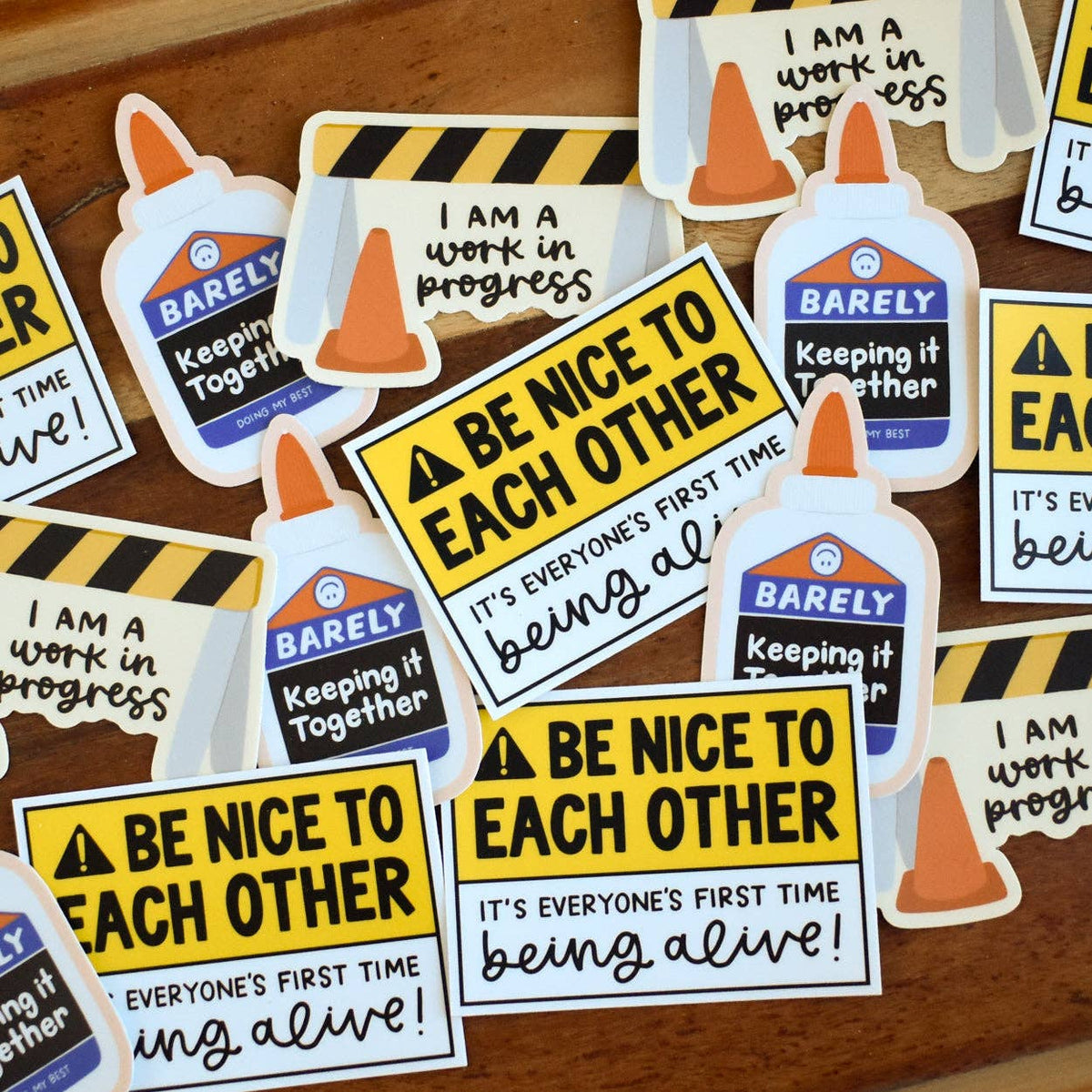 Barely Keeping It Together Vinyl Sticker