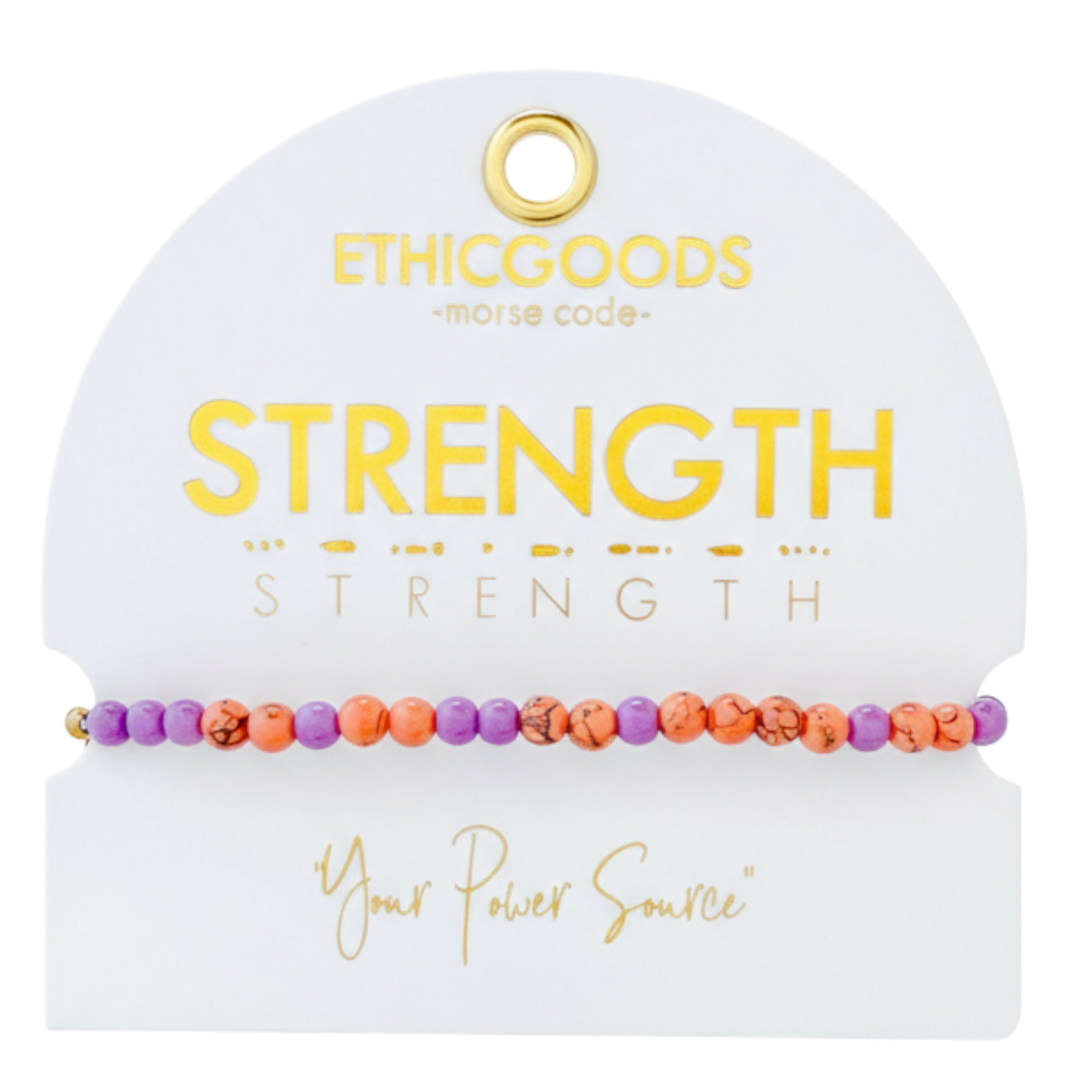 Morse Code Bracelet | STRENGTH