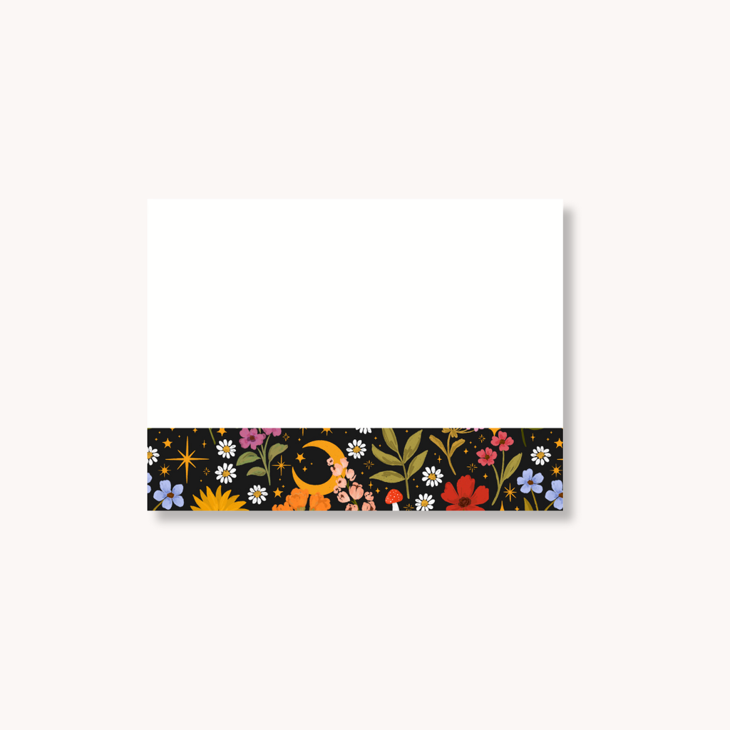 Celestial Garden Sticky Note, 4x3"