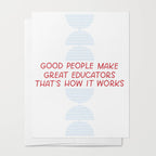 Great Educators Card | Teacher Appreciation, Teacher Gifts