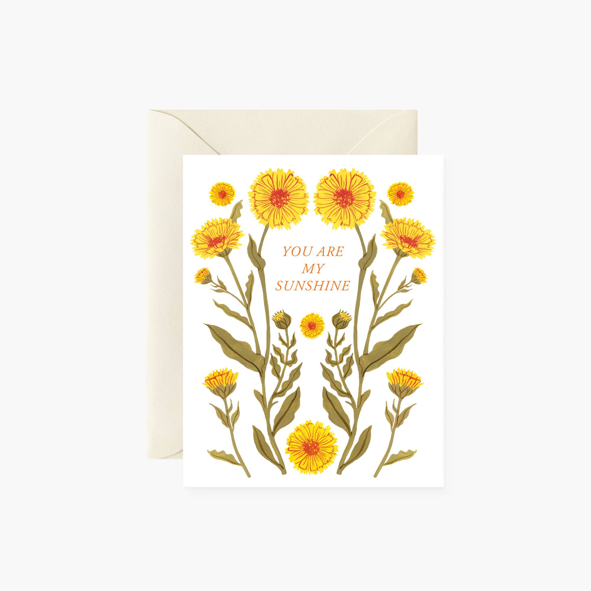 Calendula Sunshine Card