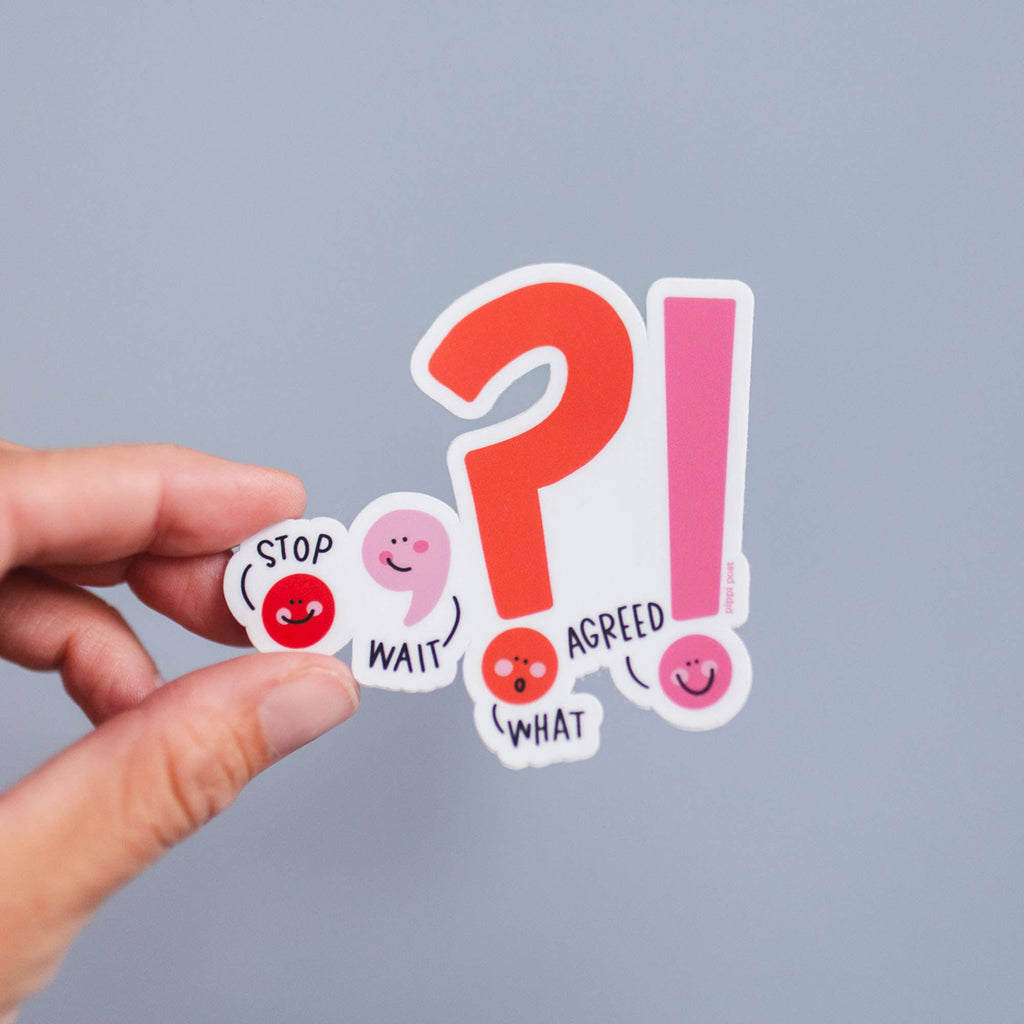 Punctuation Decal Sticker