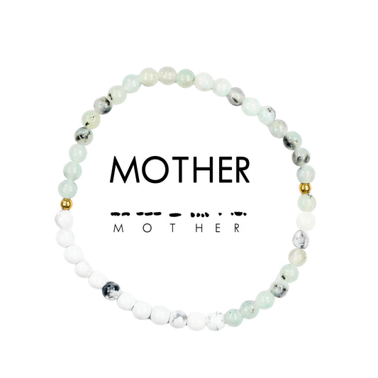 Morse Code Bracelet - Mother