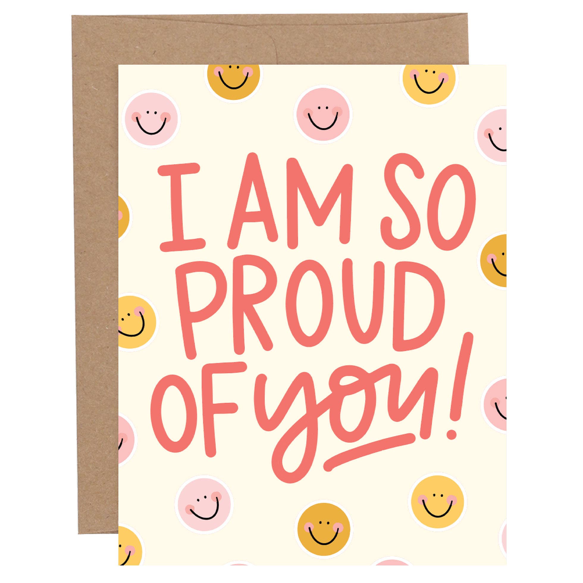 So Proud Smiley Congratulations Card