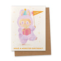 Have a Monster Labubu Birthday Greeting Card