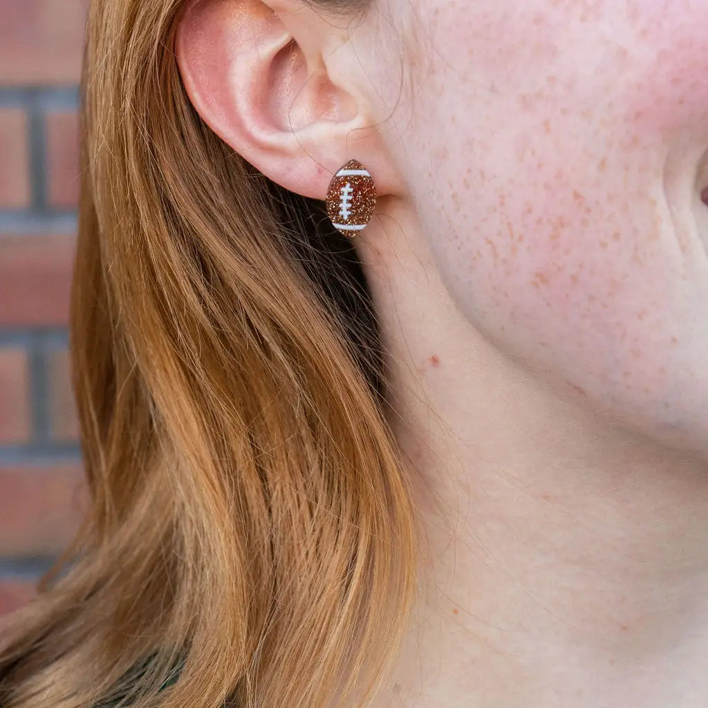 Glitter Football Studs