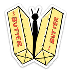Butter-Fly Sticker