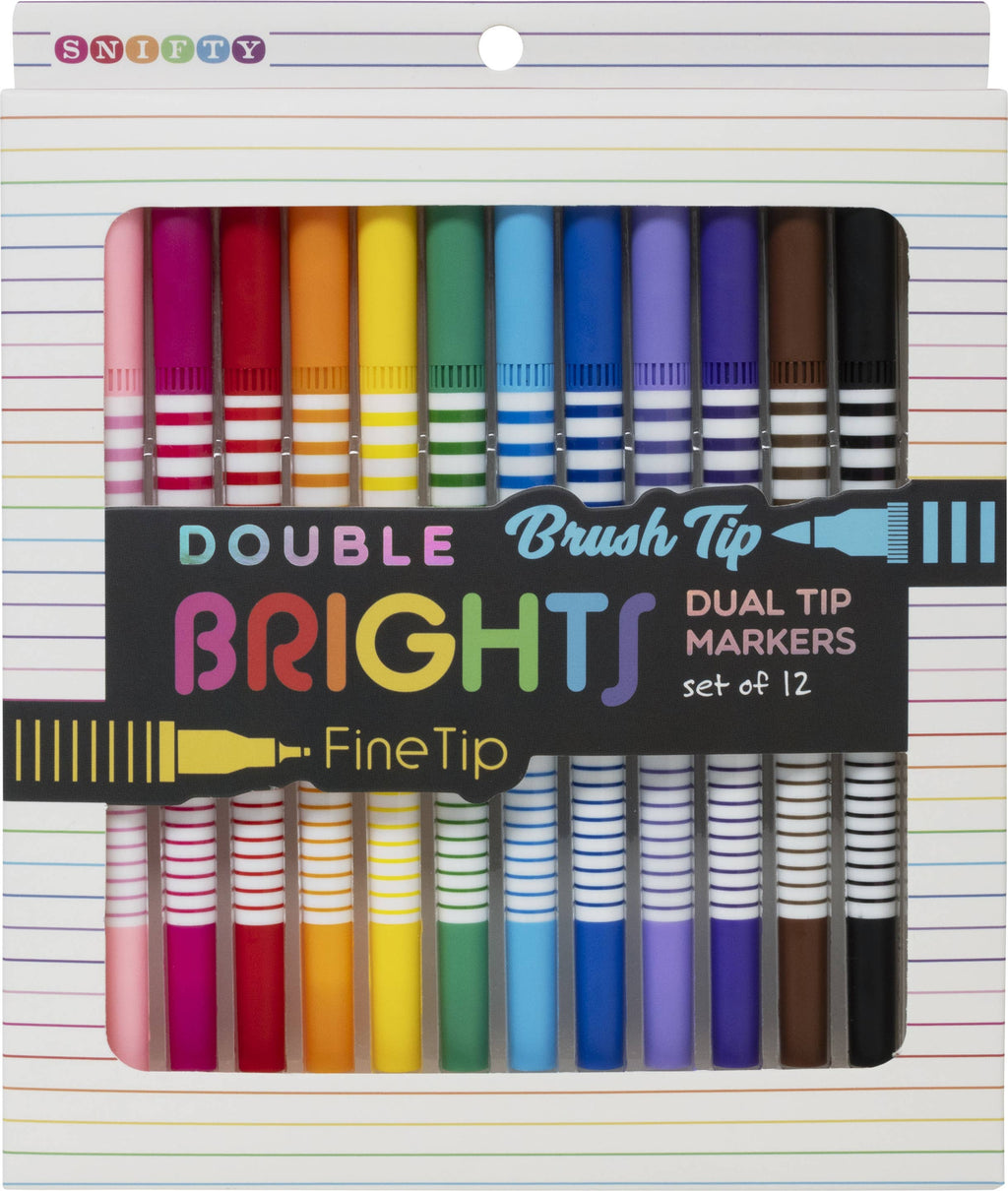 Doube Brights Dual Tip Markers