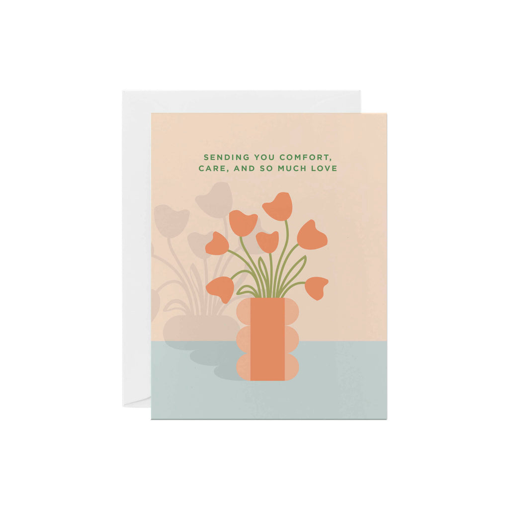 Sympathy Card | Sending You Comfort and Care Greeting Card