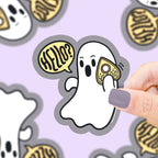 Ghost Planchette Vinyl Sticker