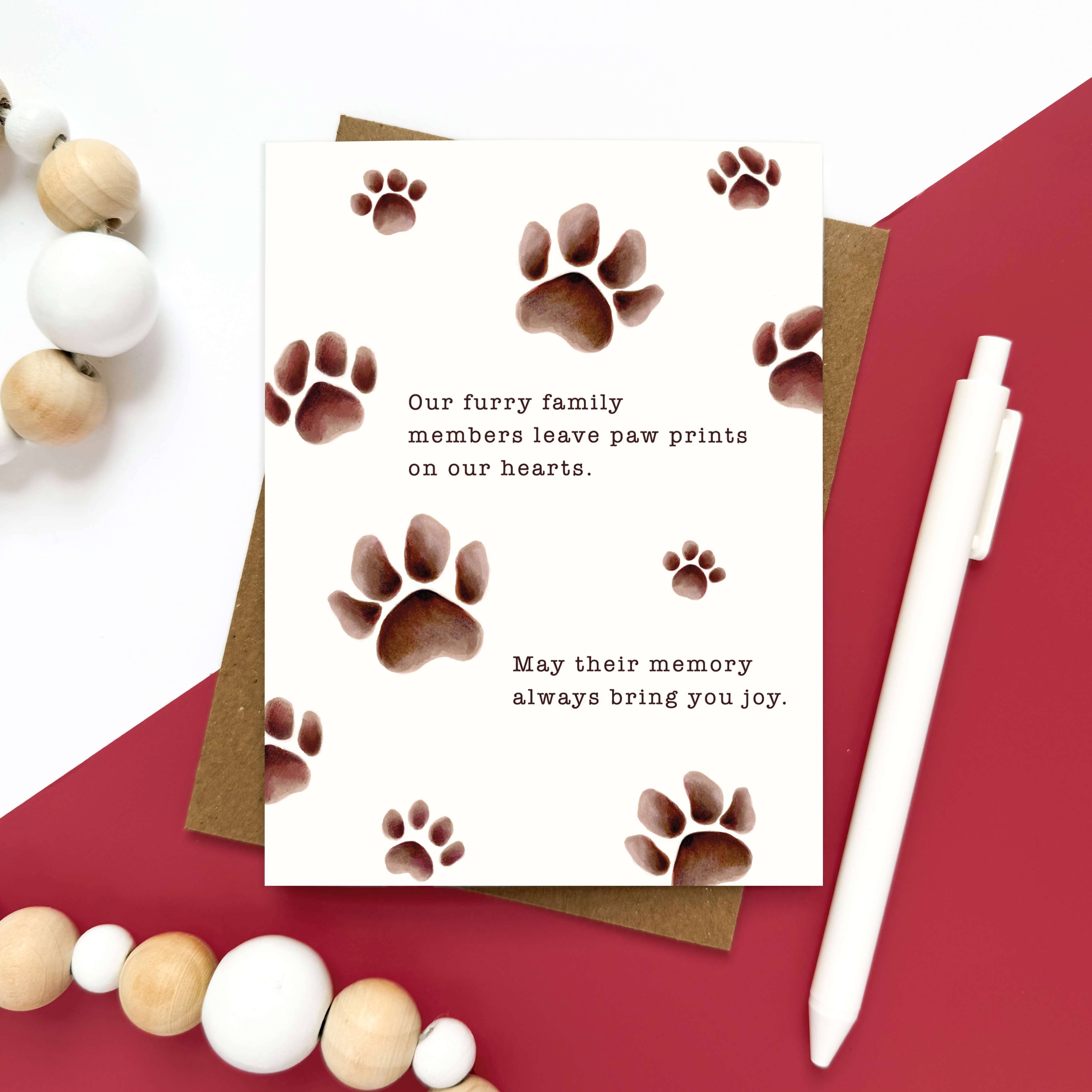 Pet Paws | Pet Sympathy Card