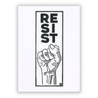 RESIST POSTCARD