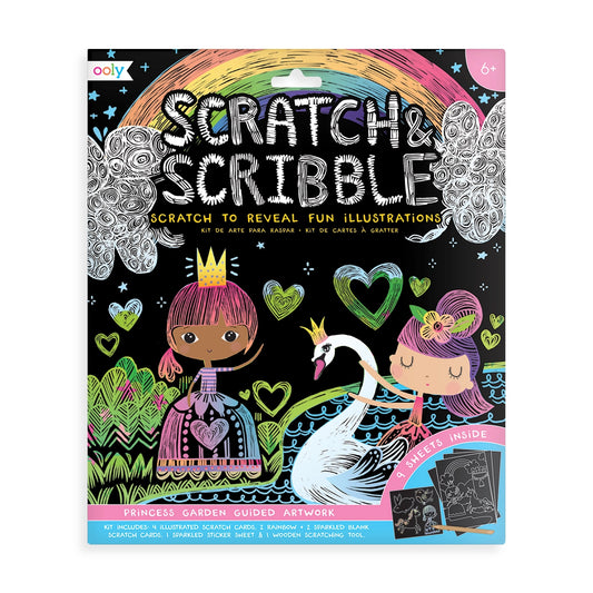 Scratch & Scribble- Princess Garden