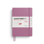 Leuchtturm1917 A5 Medium Weekly Planner & Notebook 2026- Dusty Rose