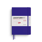 Leuchtturm1917 A5 Medium Weekly Planner & Notebook 2026- Ink