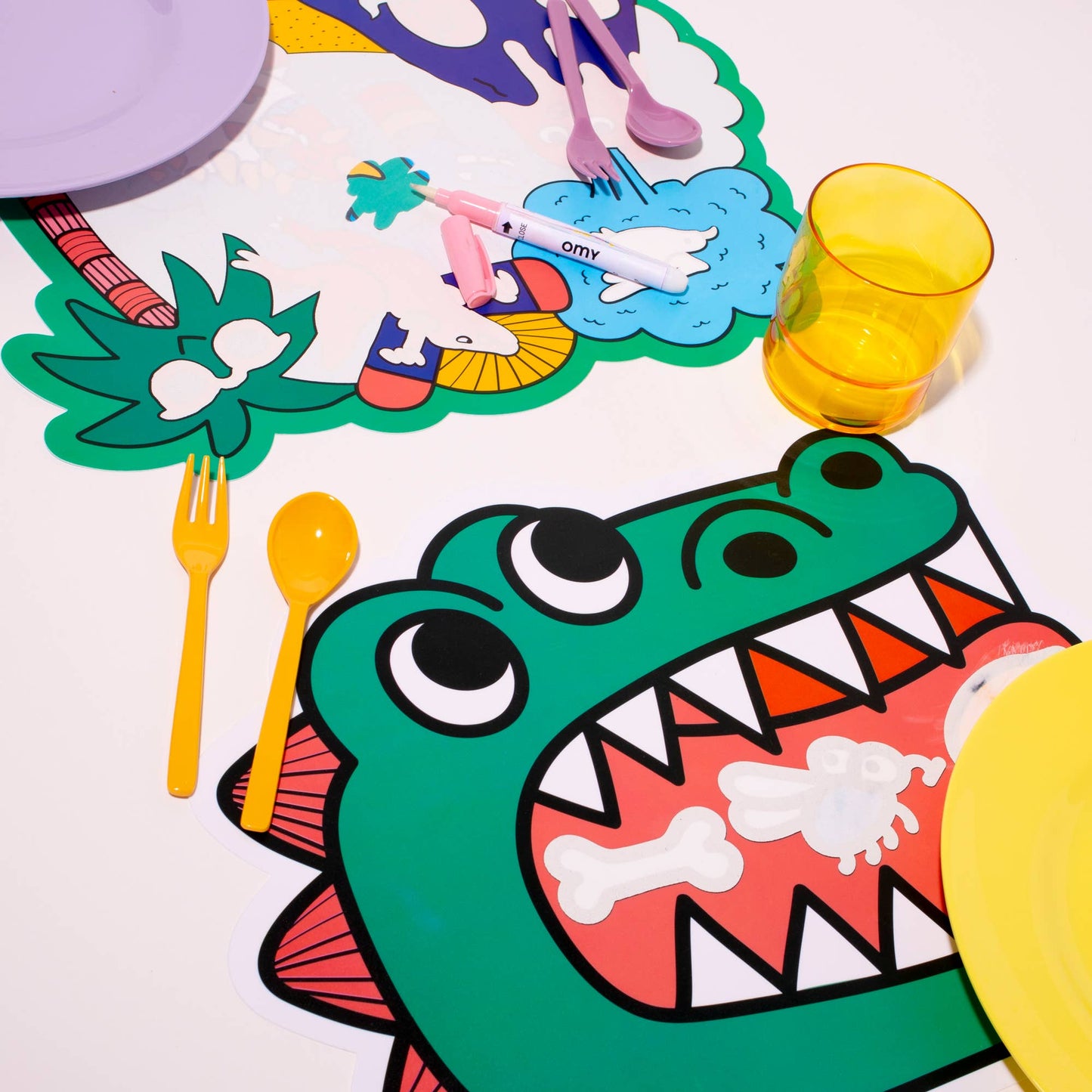 Magic Water Placemat- Dino