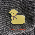 Butter Lamb Hard Enamel Pin