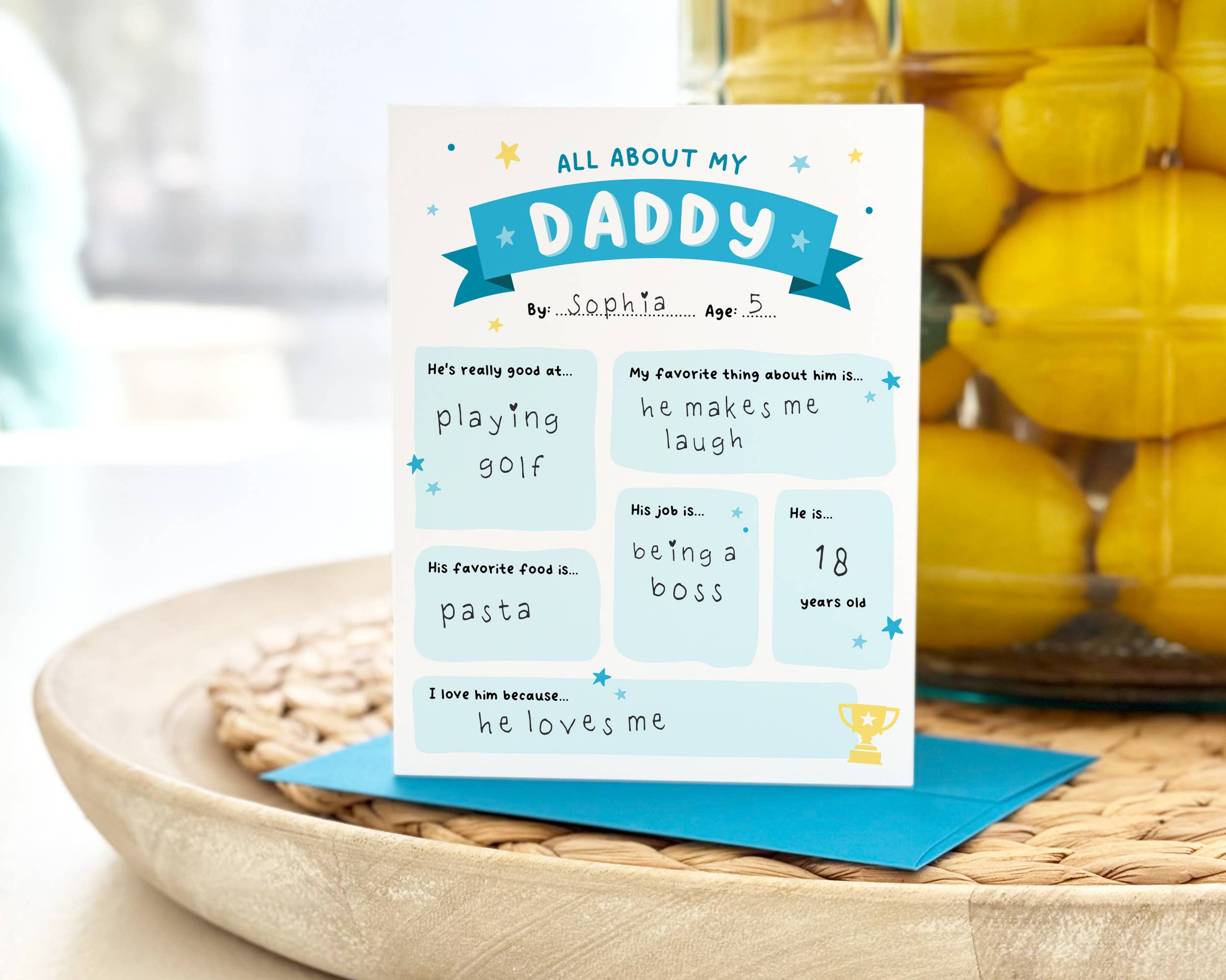 All About My Daddy Card