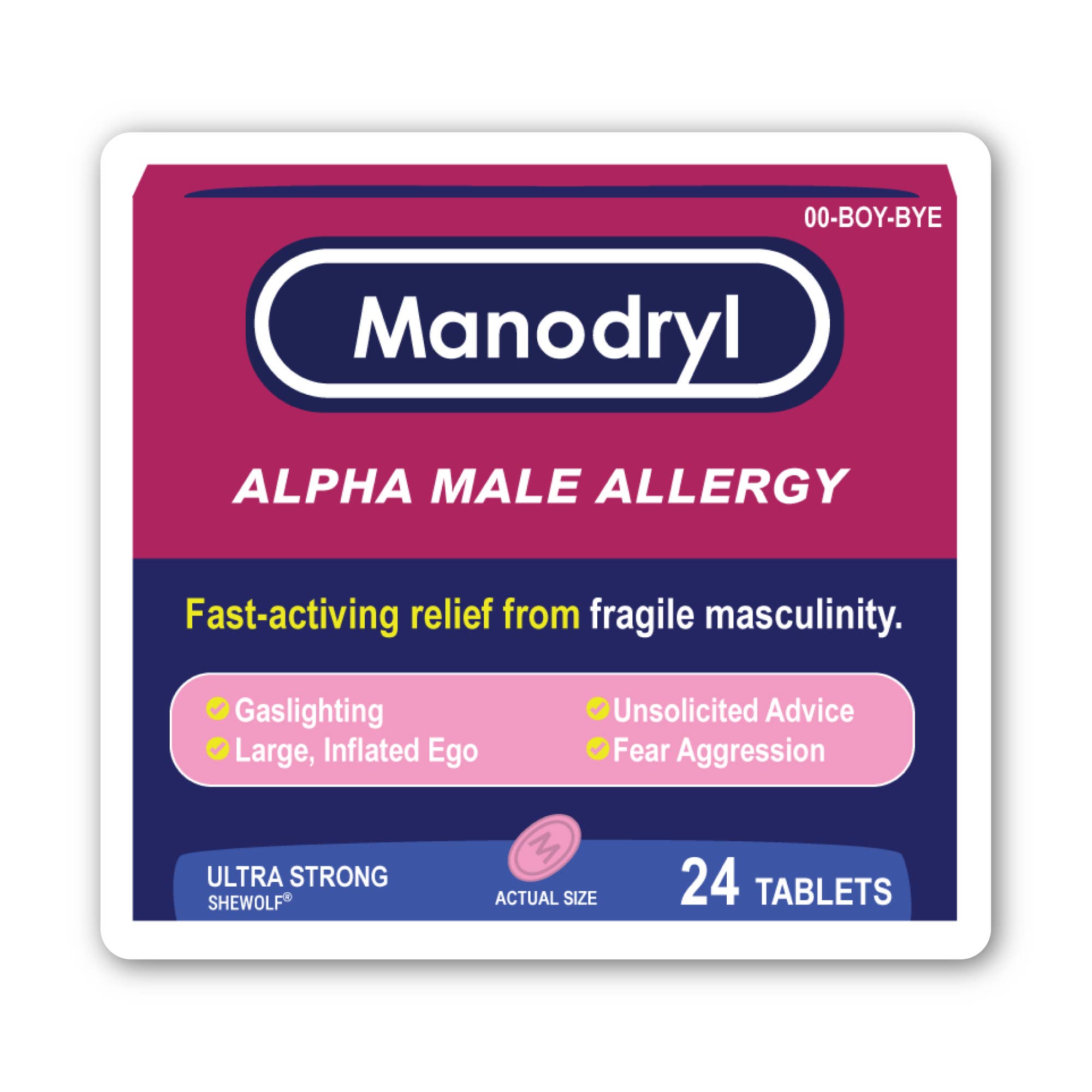 Manodryl Sticker