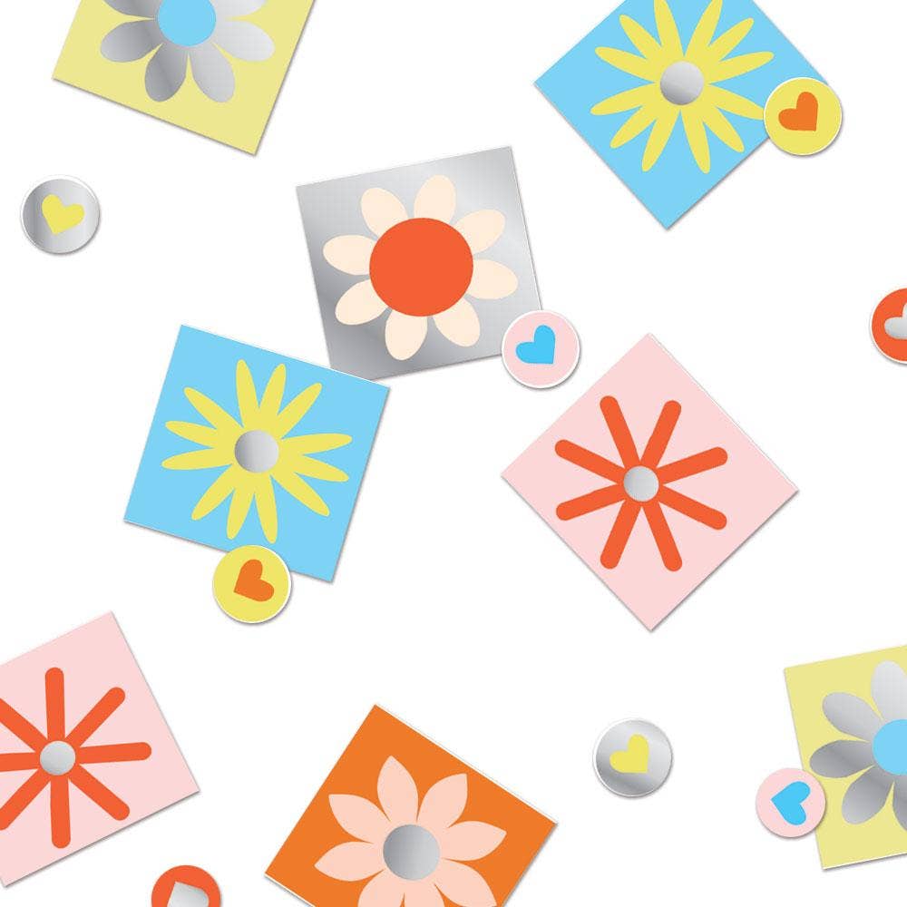 Lazy Daisies Sticker Confetti