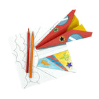 DIY Paper Air Planes Activity Kit - Set of 24 Designs