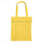 Library Card Lightweight Foldable Tote Bag- Yellow