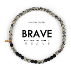 Morse Code Bracelet Men's Extended Size | BRAVE